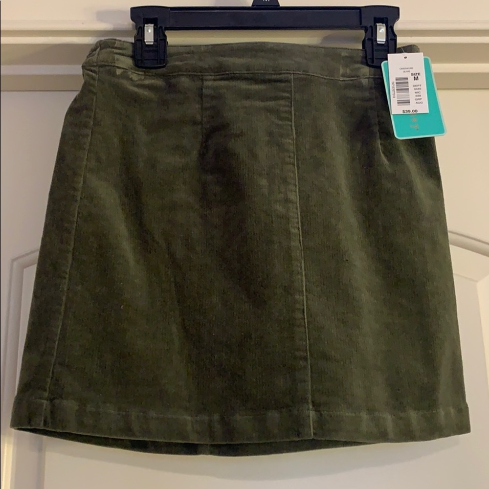 Olive Copper Key Skirt